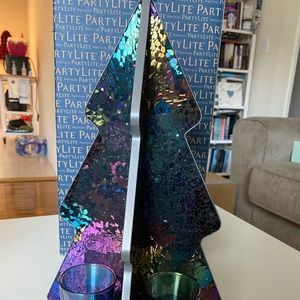 Partylite Large Mystic Glimmer Tree Votive Holder